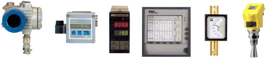 Mesure de pression, débit, niveau et température industriels